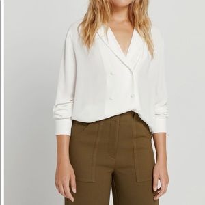 Double-Breasted Blouse